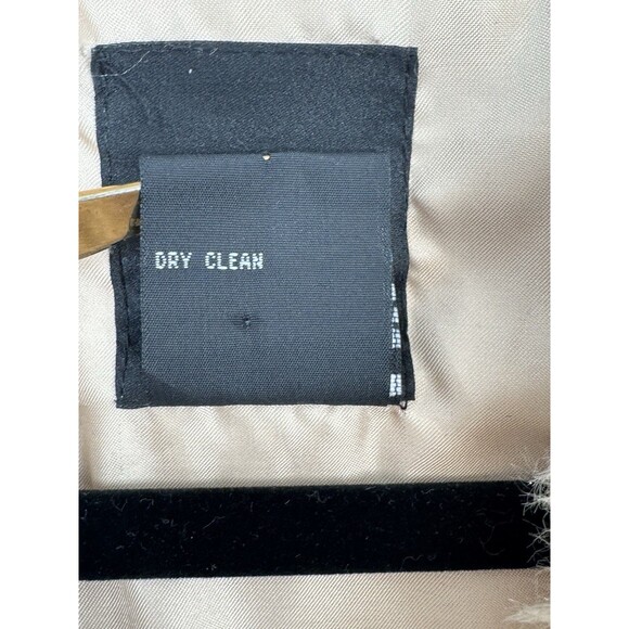 Me Jane Womens Faux Fur Shaggy Vest Sz L Tan Open Front Outerwear 60’s Cher Boho - Picture 6 of 8